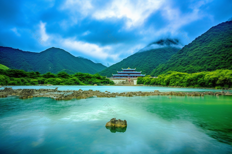 空气清新环境优美的旅游胜地,高清,摄影图,摄影图片,图片大全,摄影图免费下载